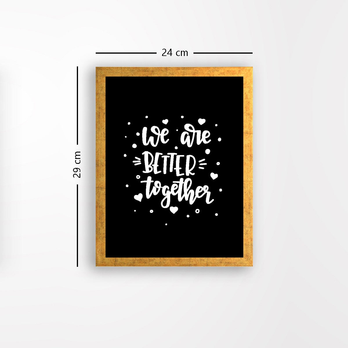 Quadro Decorativo MDF Emoldurado - Arte Multicolor 24x29cm com Moldura de Madeira 2cm