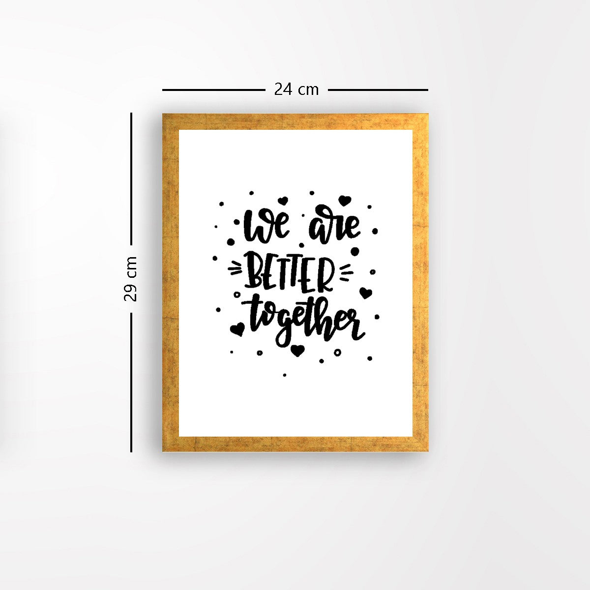 Quadro Decorativo MDF Emoldurado - Arte Multicolor 24x29cm com Moldura de Madeira 2cm