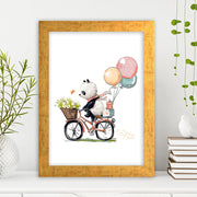 Quadro Decorativo MDF Emoldurado - Arte Multicolor 24x29cm com Moldura de Madeira 2cm