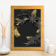 Quadro Decorativo MDF Emoldurado - Arte Multicolor 24x29cm com Moldura de Madeira 2cm