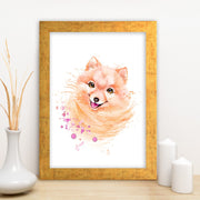 Quadro Decorativo MDF Emoldurado - Arte Multicolor 24x29cm com Moldura de Madeira 2cm