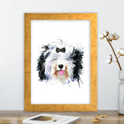 Quadro Decorativo MDF Emoldurado - Arte Multicolor 24x29cm com Moldura de Madeira 2cm