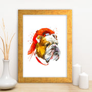 Quadro Decorativo MDF Emoldurado - Arte Multicolor 24x29cm com Moldura de Madeira 2cm