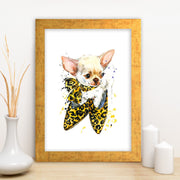 Quadro Decorativo MDF Emoldurado - Arte Multicolor 24x29cm com Moldura de Madeira 2cm