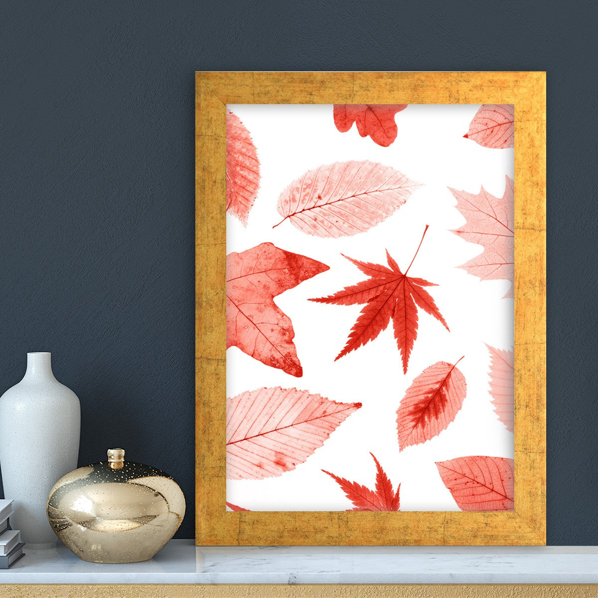 Quadro Decorativo MDF Emoldurado - Arte Multicolor 24x29cm com Moldura de Madeira 2cm