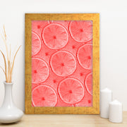 Quadro Decorativo MDF Emoldurado - Arte Multicolor 24x29cm com Moldura de Madeira 2cm