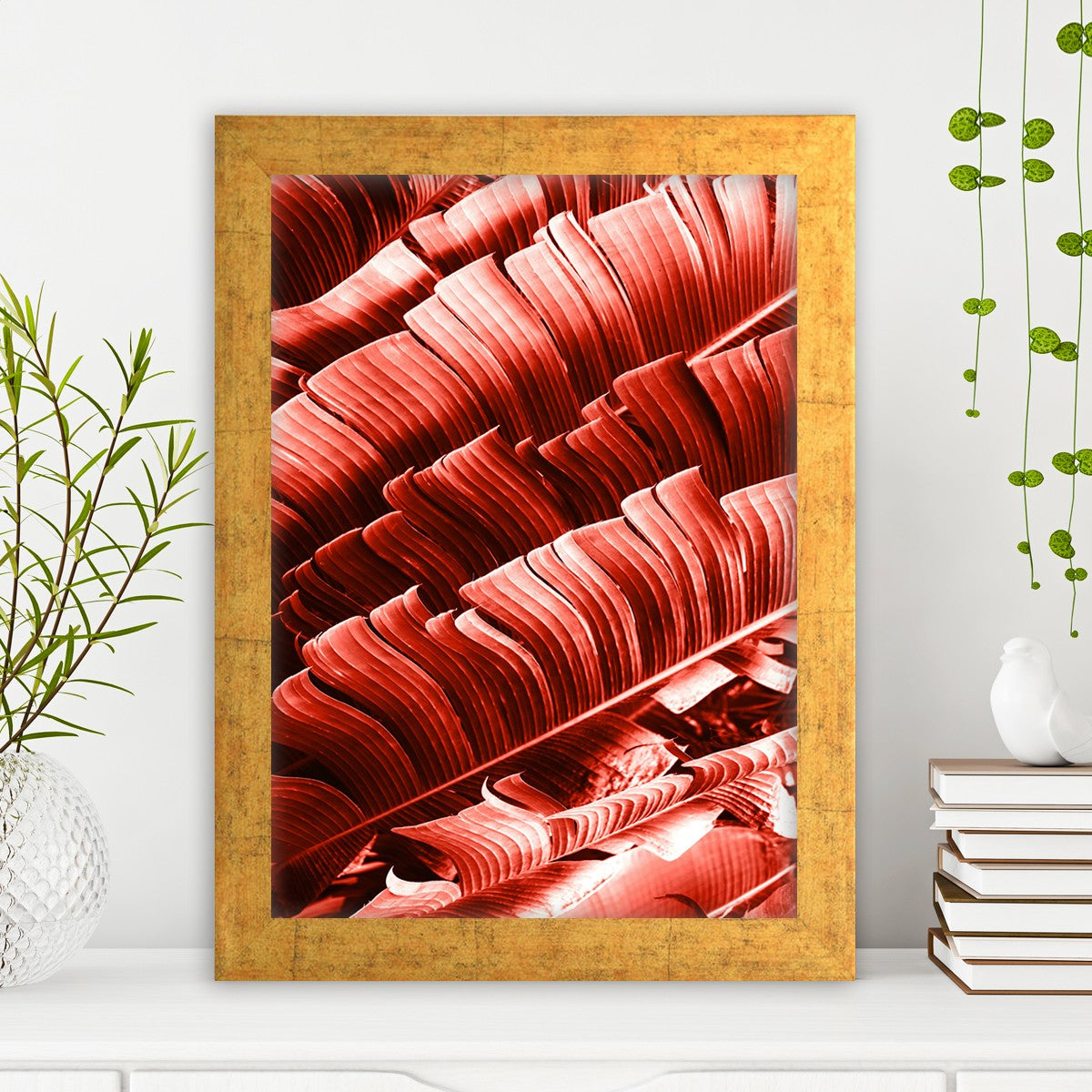 Quadro Decorativo MDF Emoldurado - Arte Multicolor 24x29cm com Moldura de Madeira 2cm