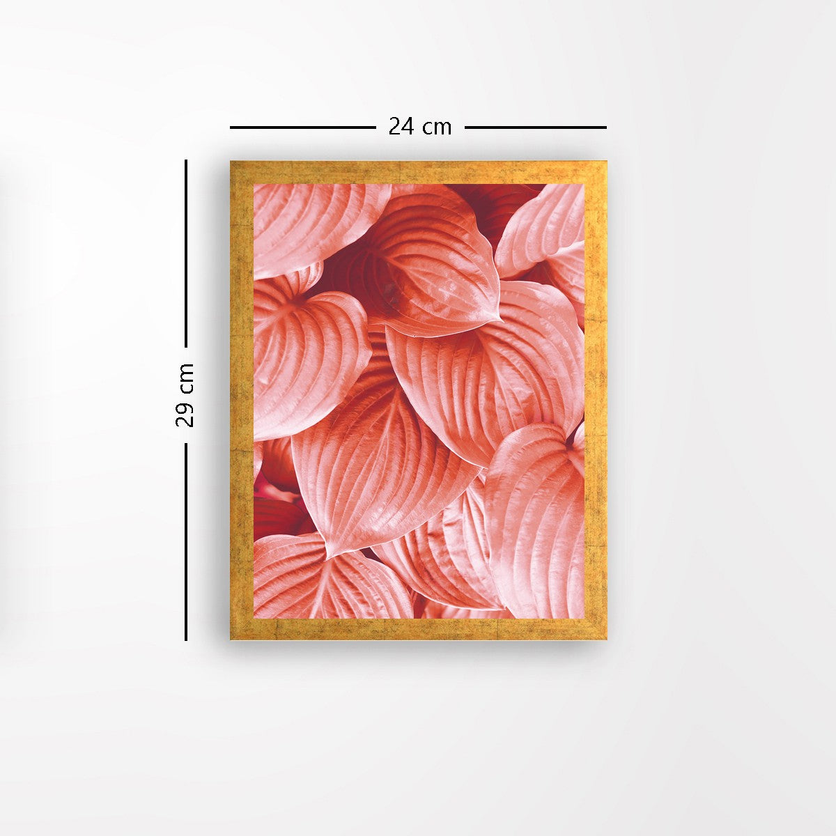 Quadro Decorativo MDF Emoldurado - Arte Multicolor 24x29cm com Moldura de Madeira 2cm