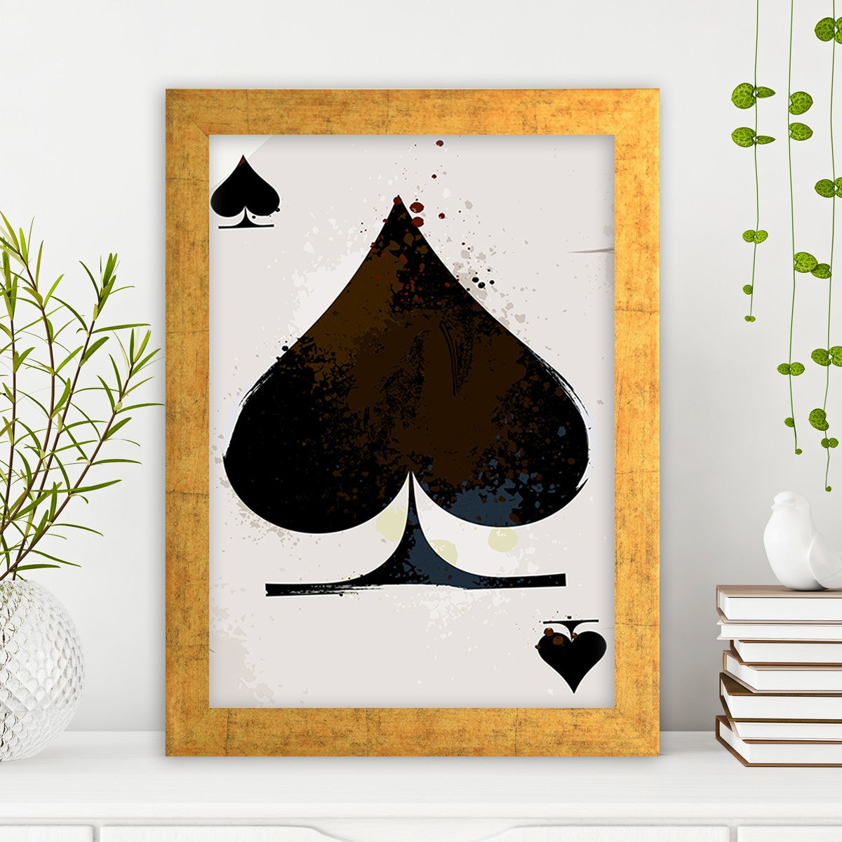 Quadro Decorativo MDF Emoldurado - Arte Multicolor 24x29cm com Moldura de Madeira 2cm