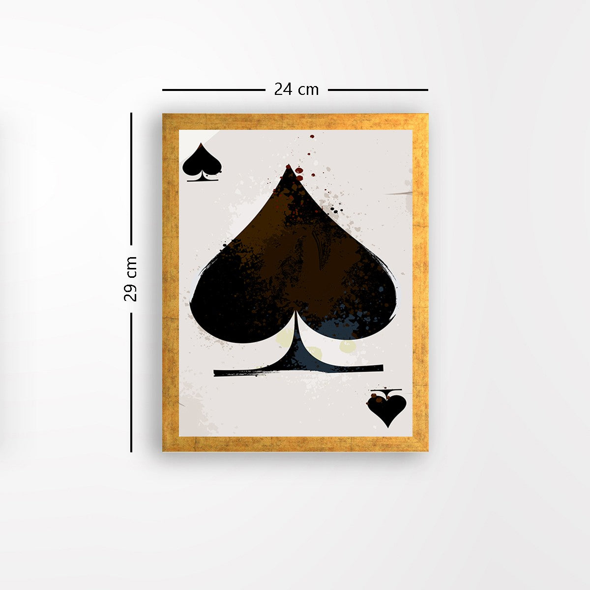 Quadro Decorativo MDF Emoldurado - Arte Multicolor 24x29cm com Moldura de Madeira 2cm