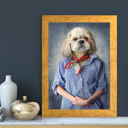 Quadro Decorativo MDF Emoldurado - Arte Multicolor 24x29cm com Moldura de Madeira 2cm