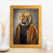 Quadro Decorativo MDF Emoldurado - Arte Multicolor 24x29cm com Moldura de Madeira 2cm