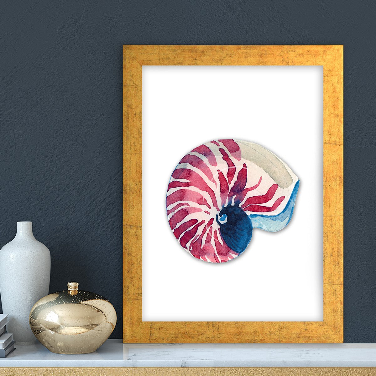 Quadro Decorativo MDF Emoldurado - Arte Multicolor 24x29cm com Moldura de Madeira 2cm