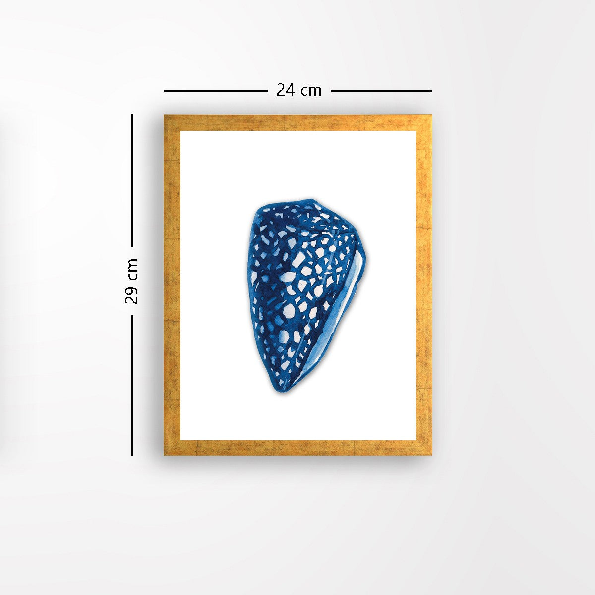 Quadro Decorativo MDF Emoldurado - Arte Multicolor 24x29cm com Moldura de Madeira 2cm