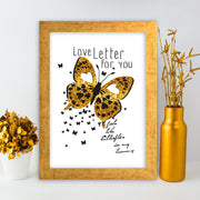 Quadro Decorativo MDF Emoldurado - Arte Multicolor 24x29cm com Moldura de Madeira 2cm