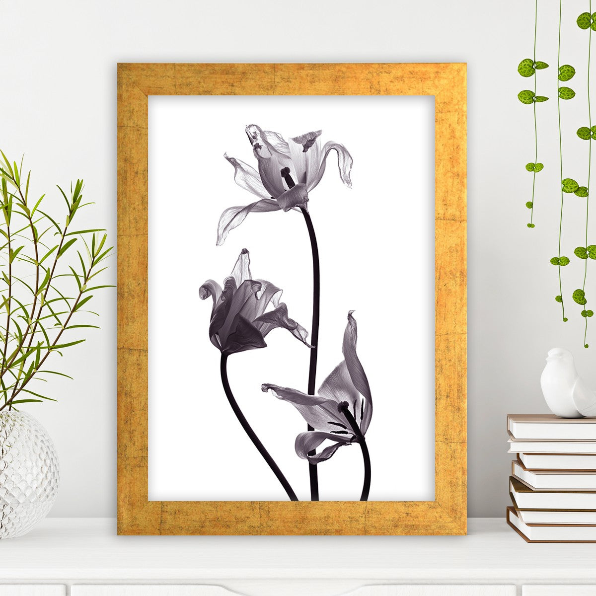 Quadro Decorativo MDF Emoldurado - Arte Multicolor 24x29cm com Moldura de Madeira 2cm