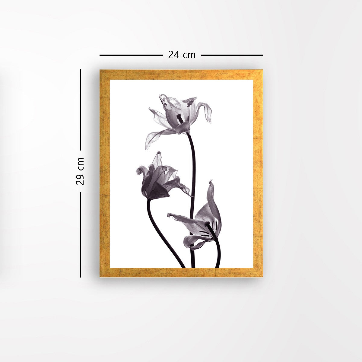 Quadro Decorativo MDF Emoldurado - Arte Multicolor 24x29cm com Moldura de Madeira 2cm