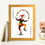 Quadro Decorativo MDF Emoldurado - Arte Multicolor 24x29cm com Moldura de Madeira 2cm