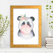 Quadro Decorativo MDF Emoldurado - Arte Multicolor 24x29cm com Moldura de Madeira 2cm