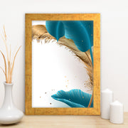 Quadro Decorativo MDF Emoldurado - Arte Multicolor 24x29cm com Moldura de Madeira 2cm