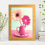 Quadro Decorativo MDF Emoldurado - Arte Multicolor 24x29cm com Moldura de Madeira 2cm