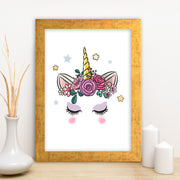 Quadro Decorativo MDF Emoldurado - Arte Multicolor 24x29cm com Moldura de Madeira 2cm