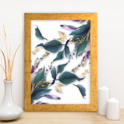 Quadro Decorativo MDF Emoldurado - Arte Multicolor 24x29cm com Moldura de Madeira 2cm