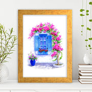 Quadro Decorativo MDF Emoldurado - Arte Multicolor 24x29cm com Moldura de Madeira 2cm