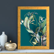 Quadro Decorativo MDF Emoldurado - Arte Multicolor 24x29cm com Moldura de Madeira 2cm