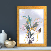 Quadro Decorativo MDF Emoldurado - Arte Multicolor 24x29cm com Moldura de Madeira 2cm