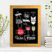 Quadro Decorativo MDF Emoldurado - Arte Multicolor 24x29cm com Moldura de Madeira 2cm