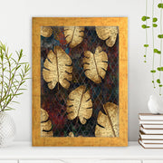 Quadro Decorativo MDF Emoldurado - Arte Multicolor 24x29cm com Moldura de Madeira 2cm