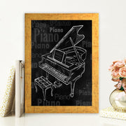 Quadro Decorativo MDF Emoldurado - Arte Multicolor 24x29cm com Moldura de Madeira 2cm