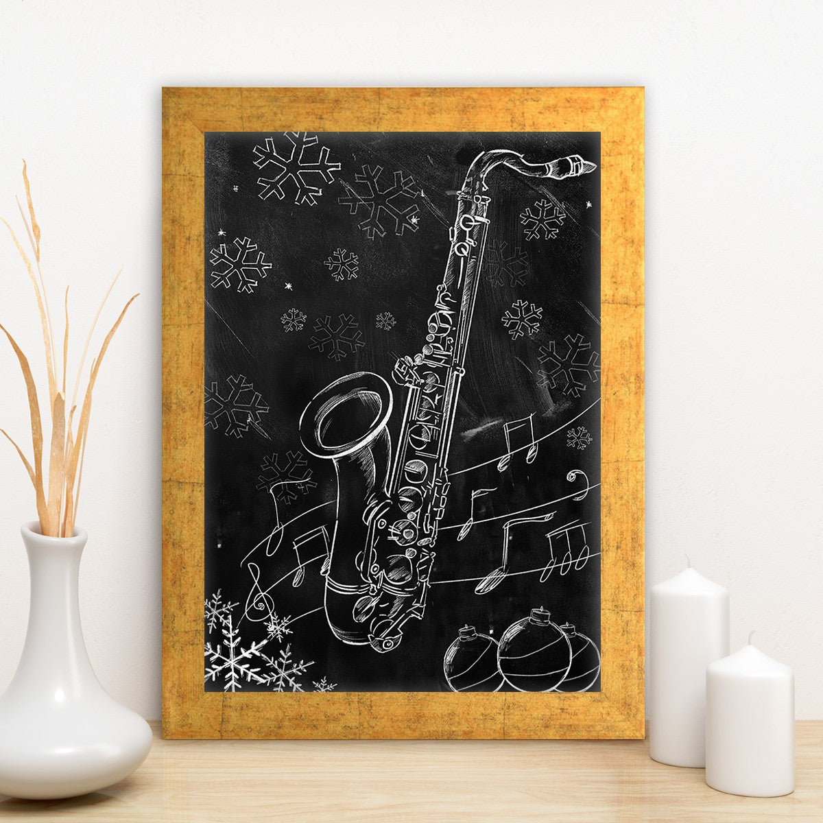 Quadro Decorativo MDF Emoldurado - Arte Multicolor 24x29cm com Moldura de Madeira 2cm