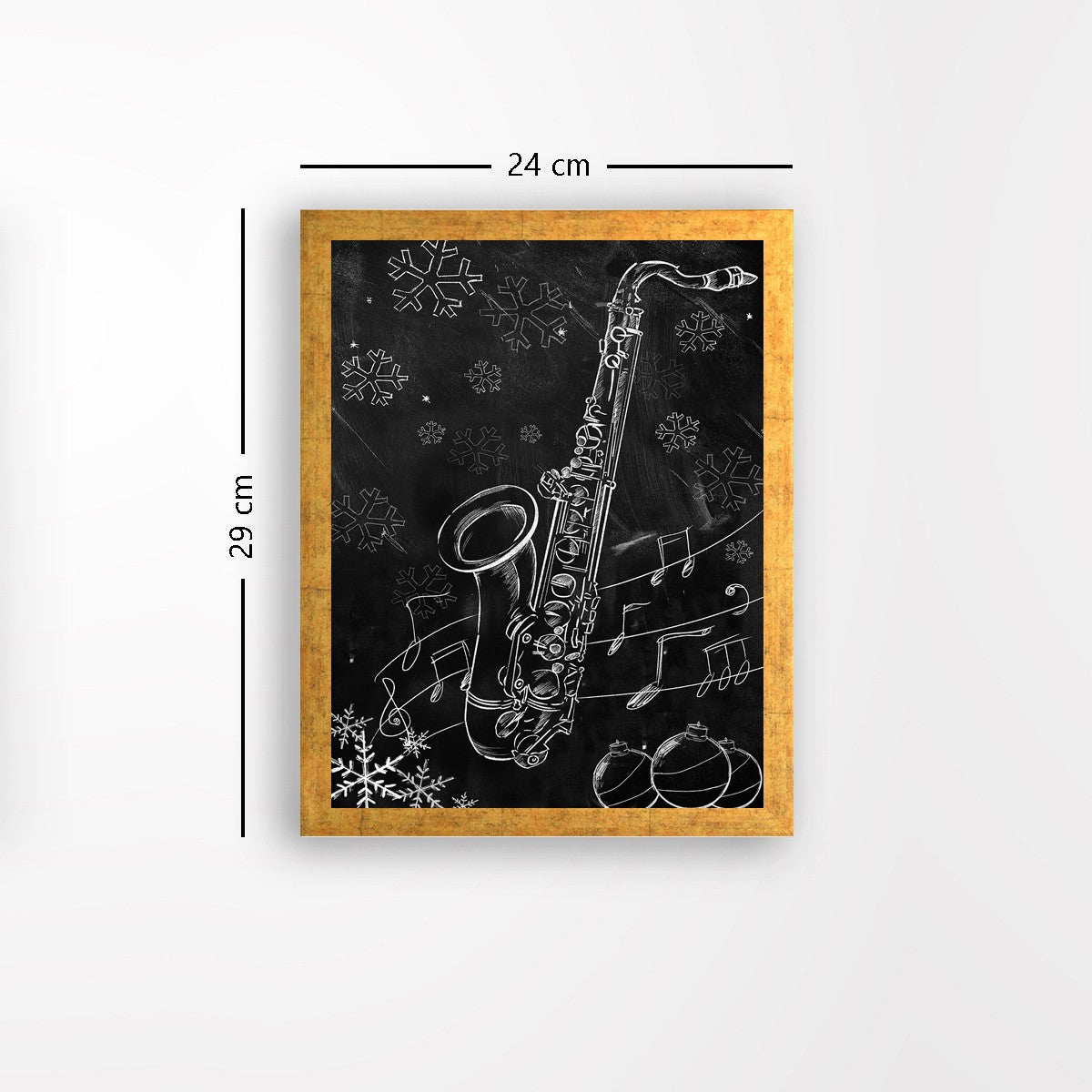 Quadro Decorativo MDF Emoldurado - Arte Multicolor 24x29cm com Moldura de Madeira 2cm