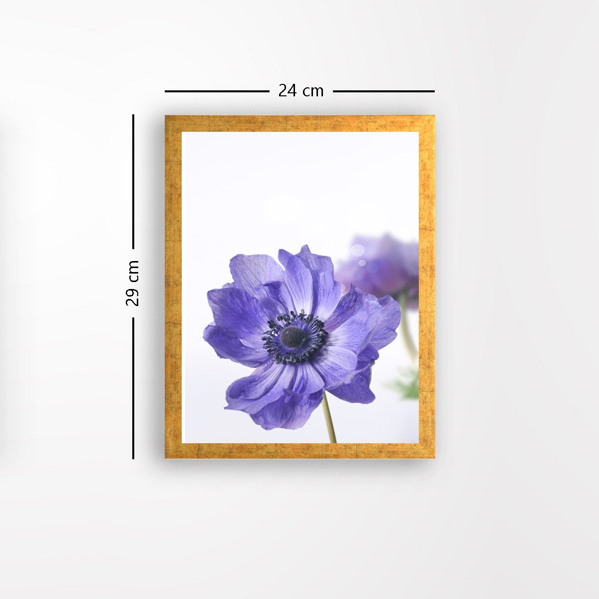 Quadro Decorativo MDF Emoldurado - Arte Multicolor 24x29cm com Moldura de Madeira 2cm