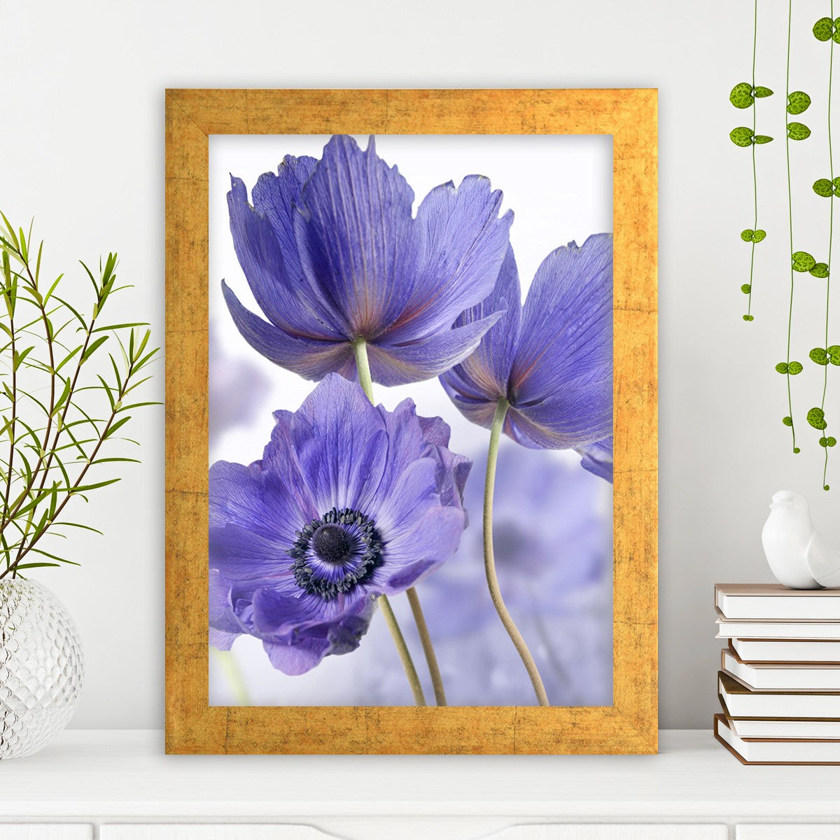 Quadro Decorativo MDF Emoldurado - Arte Multicolor 24x29cm com Moldura de Madeira 2cm