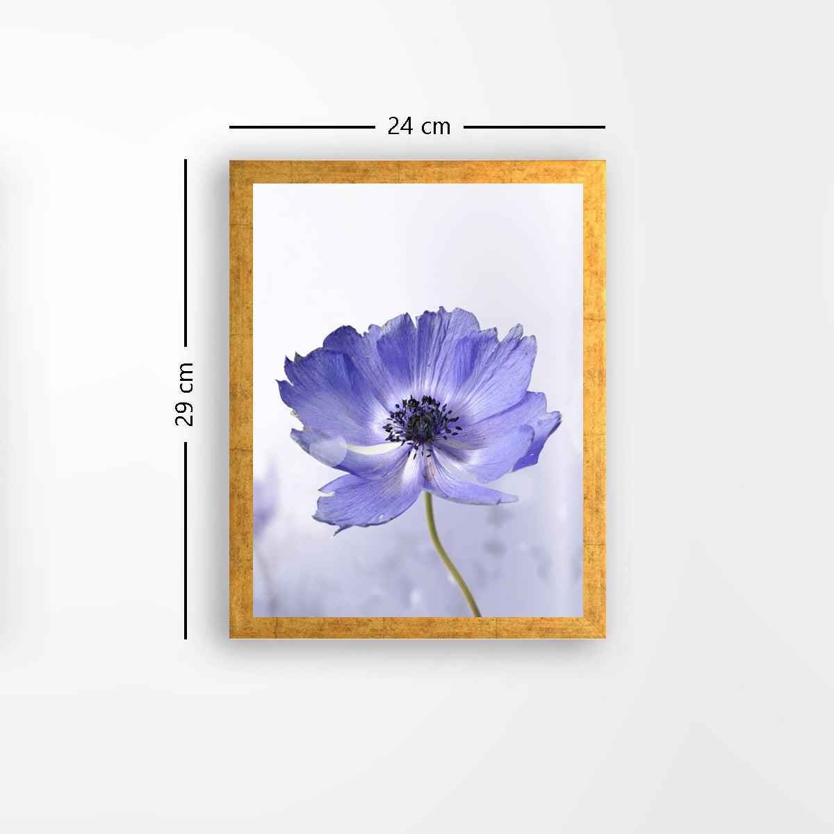 Quadro Decorativo MDF Emoldurado - Arte Multicolor 24x29cm com Moldura de Madeira 2cm