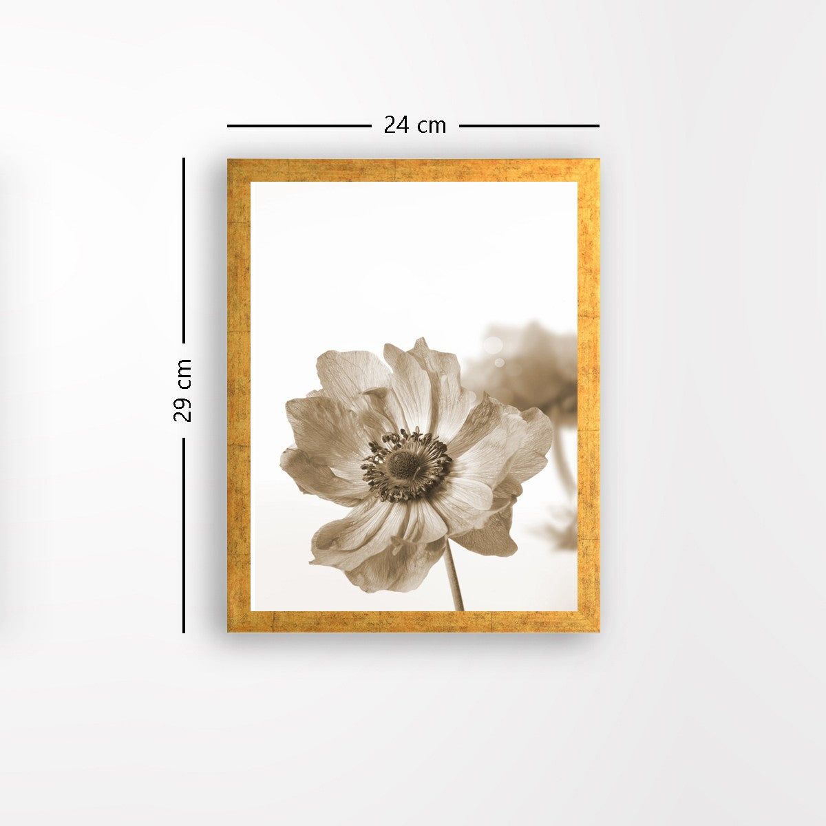 Quadro Decorativo MDF Emoldurado - Arte Multicolor 24x29cm com Moldura de Madeira 2cm