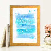 Quadro Decorativo MDF Emoldurado - Arte Multicolor 24x29cm com Moldura de Madeira 2cm