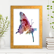 Quadro Decorativo MDF Emoldurado - Arte Multicolor 24x29cm com Moldura de Madeira 2cm