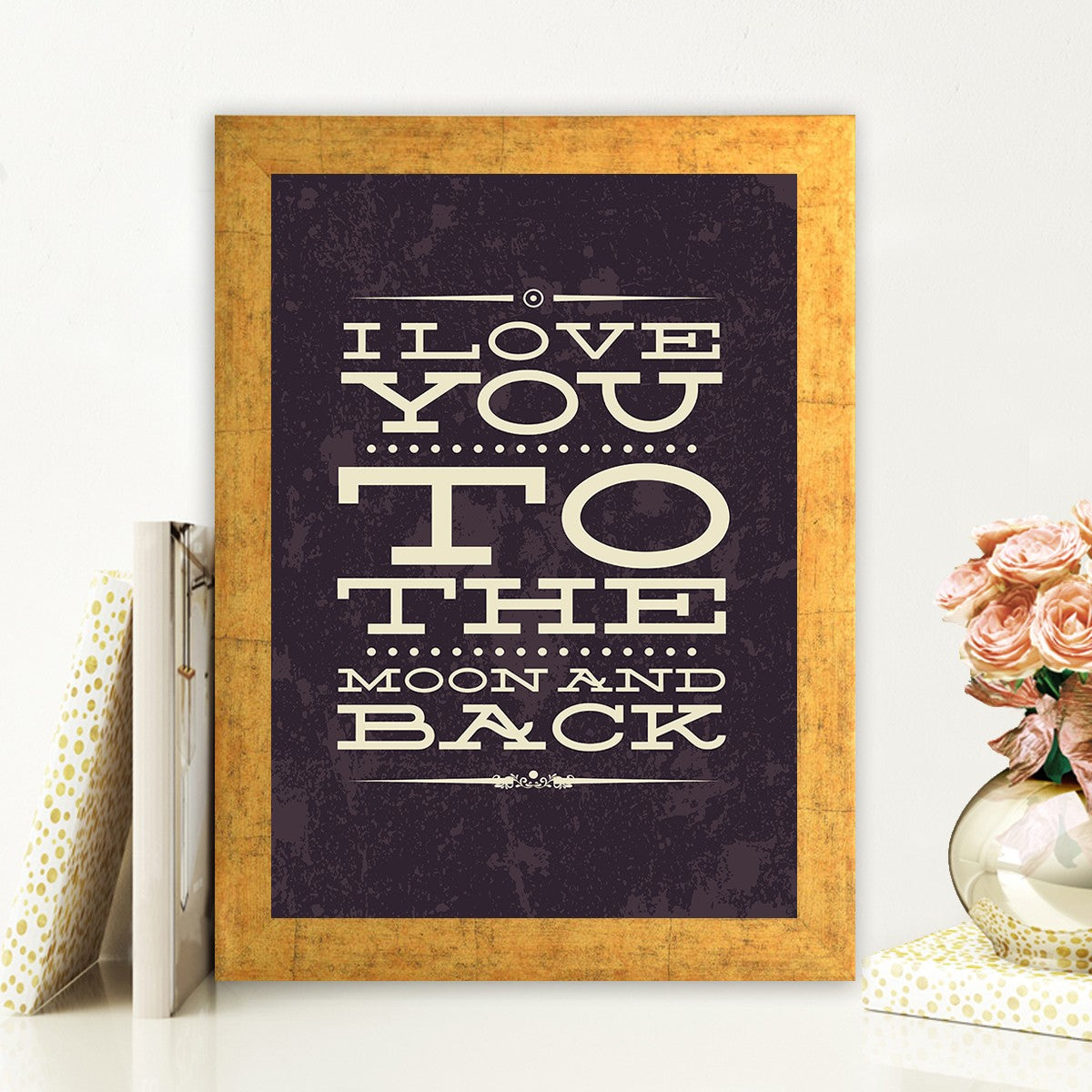 Quadro Decorativo MDF Emoldurado - Arte Multicolor 24x29cm com Moldura de Madeira 2cm