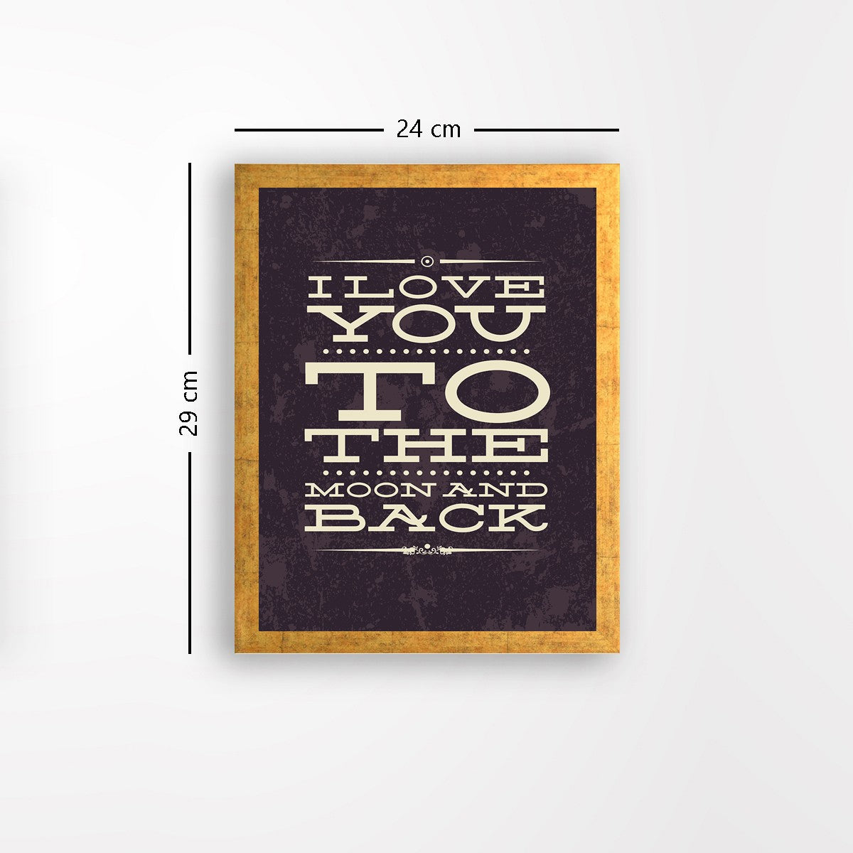 Quadro Decorativo MDF Emoldurado - Arte Multicolor 24x29cm com Moldura de Madeira 2cm