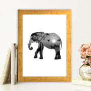 Quadro Decorativo MDF Emoldurado - Arte Multicolor 24x29cm com Moldura de Madeira 2cm