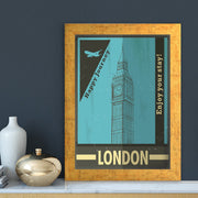 Quadro Decorativo MDF Emoldurado - Arte Multicolor 24x29cm com Moldura de Madeira 2cm