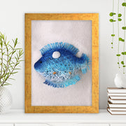 Quadro Decorativo MDF Emoldurado - Arte Multicolor 24x29cm com Moldura de Madeira 2cm