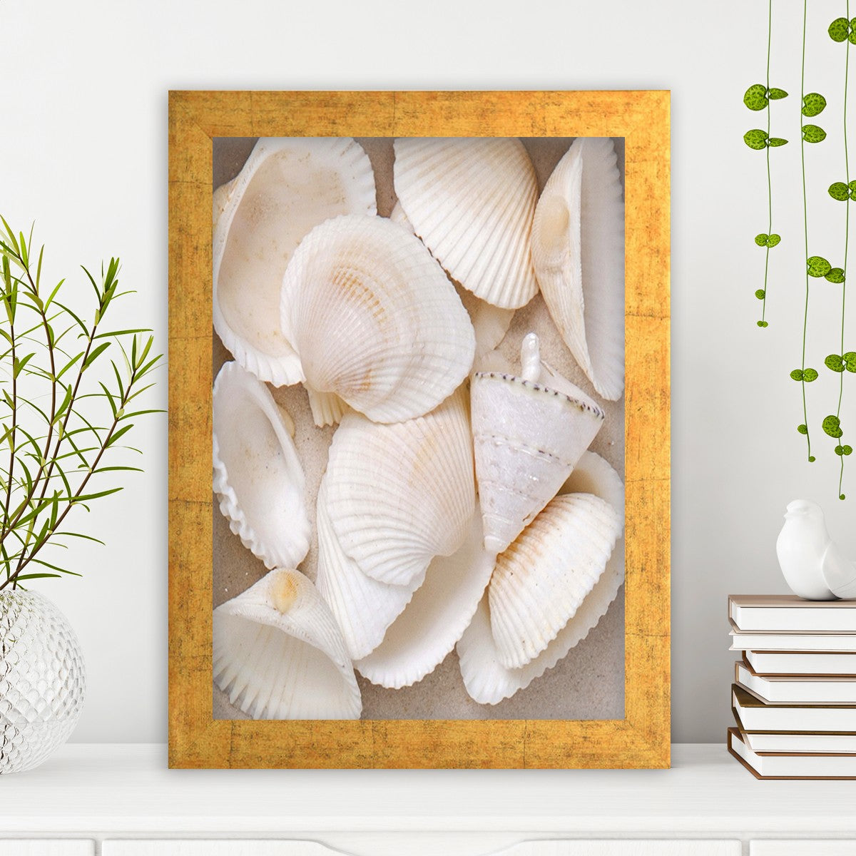 Quadro Decorativo MDF Emoldurado - Arte Multicolor 24x29cm com Moldura de Madeira 2cm