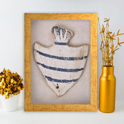 Quadro Decorativo MDF Emoldurado - Arte Multicolor 24x29cm com Moldura de Madeira 2cm