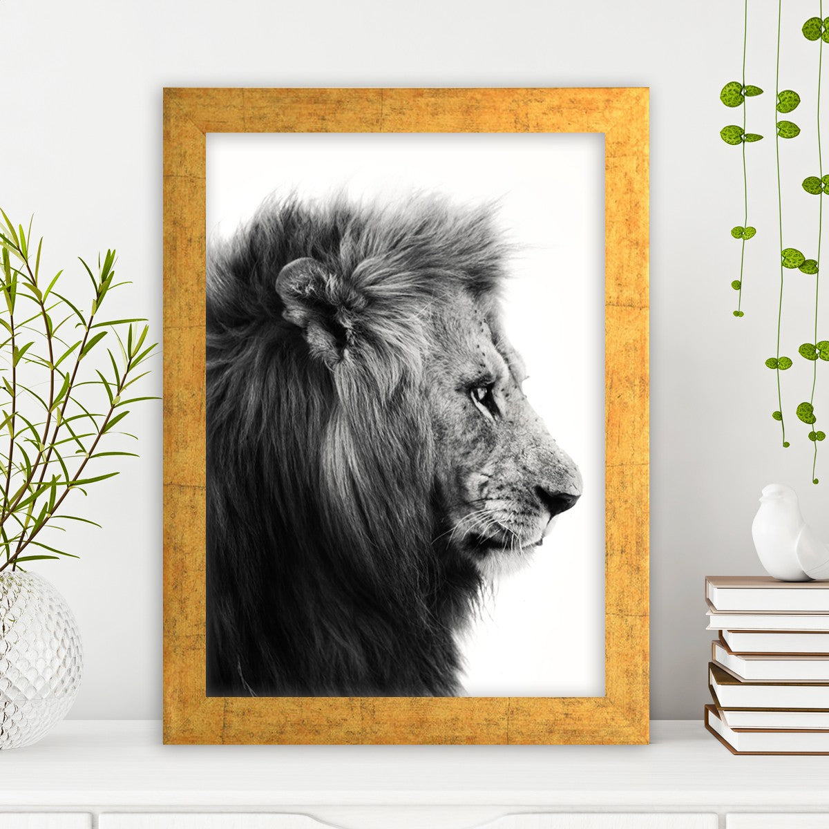 Quadro Decorativo MDF Emoldurado - Arte Multicolor 24x29cm com Moldura de Madeira 2cm