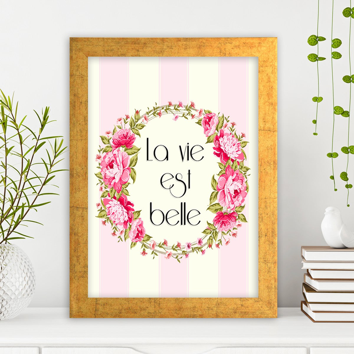 Quadro Decorativo MDF Emoldurado - Arte Multicolor 24x29cm com Moldura de Madeira 2cm